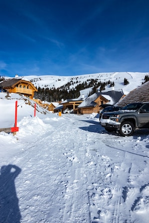 Ski-in and ski-out and parking right in front of Chalet
