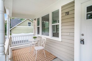 Enjoy your morning coffee on the porch