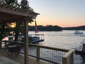 Great views of Buck Creek Cove, same cove as Thunder Marina.