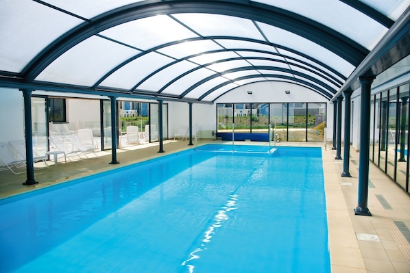 Fancy a swim? Take a dip in the indoor pool.