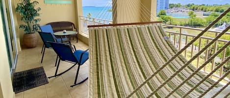 balcony with stunning ocean view