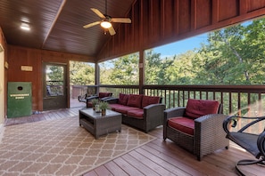 Relax on the back deck