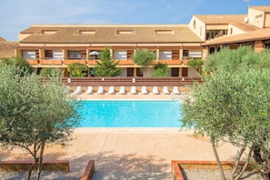 After exploring the beaches and shops, lounge by the outdoor pool and soak in the views.