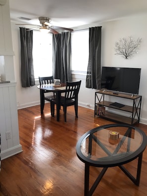 Livingroom and dining area.