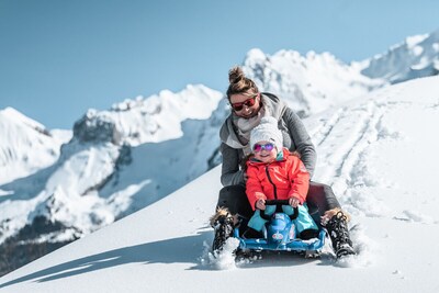 350m from the ski lifts, parking, in the village of La Clusaz