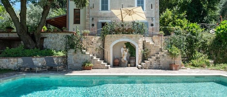 Pool view of Villa