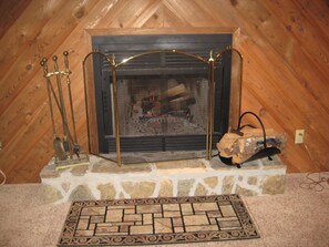 WOOD BURNING FIREPLACE 