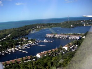 View of Marina and Townhouse from the air