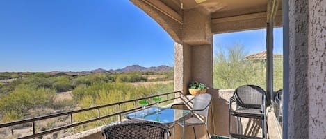 Oro Valley Vacation Rental Condo | 3BR | 2BA | 1,445 Sq Ft | Stairs Required