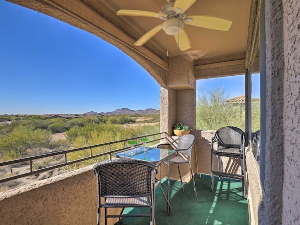 Oro Valley Vacation Rental Condo | 3BR | 2BA | 1,445 Sq Ft | Stairs Required