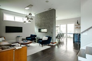 Spacious open concept main level living area