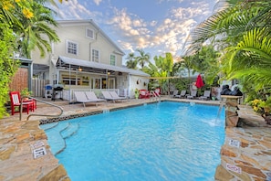 Pool deck during the day