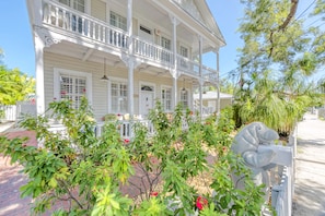 Front of house and two off street parking spots