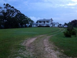 Arcadia Ridge Estate behind house in field, " The Big House"