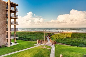 Take in this beautiful view of South Padre Island all day! Sunsets are gorgeous