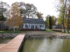 Back of the house from the dock.