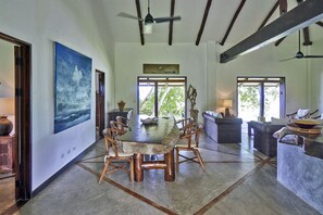 Walking in the front door