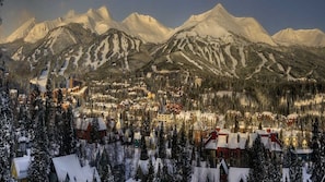 Great view of Breckenridge Ski Slopes