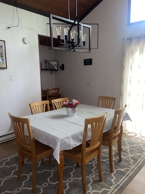 Our dining room seats 6