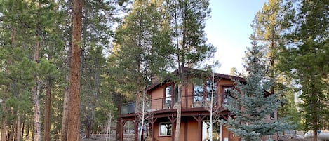 Enjoy our secluded cabin nestled into 2-acres.