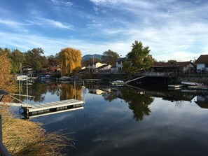 View of channel from deck 