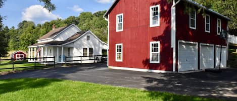 Farmhouse and Game Room / Garage . . . 