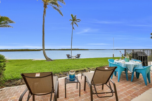 Single family home on Caxambas Bay with rare unobstructed views!