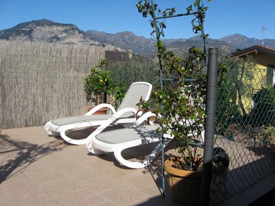 Stella apartment with lake and Monte Baldo view for 2/5 people