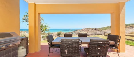 Rear Deck - Overlooking Beachfront