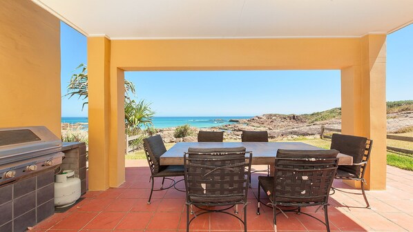 Rear Deck - Overlooking Beachfront