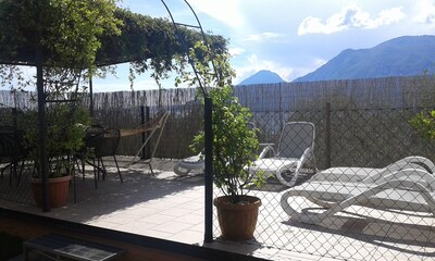 Luna apartment with wonderful lake and olive trees view