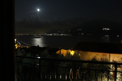 Luna apartment with wonderful lake and olive trees view