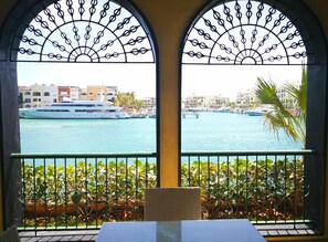 Our terrace with Marina view