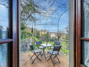Le Fer, Métal, Balcon, Clôture, Chaise, Balustrade, Mobilier De Jardin
