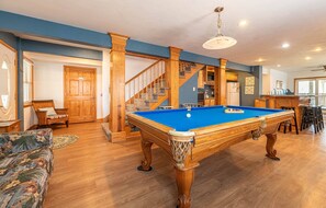 Rec Room with Pool Table