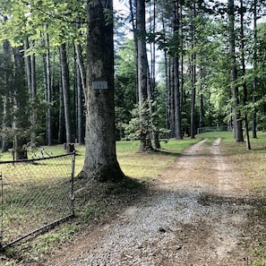 Entrance into our 21/2 acre property 