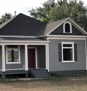 The cottage has been completely renovated inside and out.  