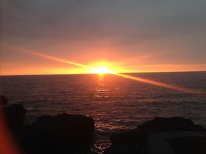 Gorgeous sunsets enjoyed from the Lanai