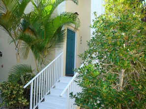 Entrance to our unit and Courtyard