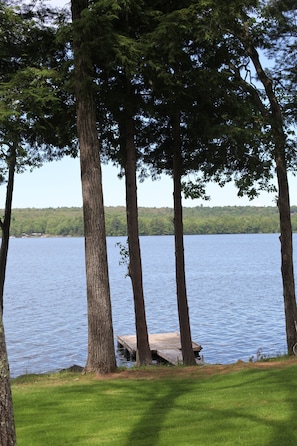 View of dock from cottage