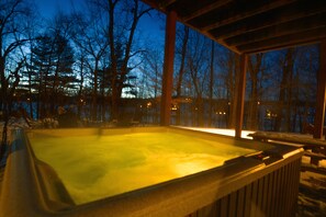 Hot Tub Time - Muscles sore from golf or hiking? Just hop in the hot tub and let the warm waters work out the kinks.