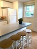 Extra seating and ample counter space in the kitchen.