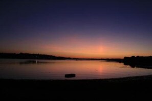 coucher de soleil sur la mer