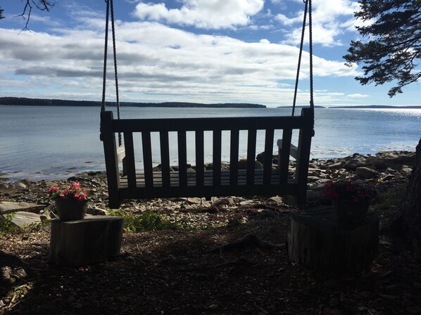 Maine, the way life should be! Enjoy sunrise, sunset and every minute swinging.