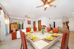 Decorated in contemporary Mexican style