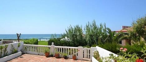 Sea view from the patio