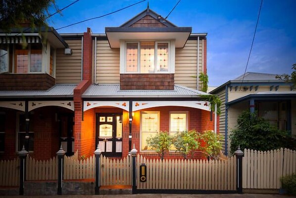 Contemporary Brunswick residence. Clean, 