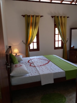 The Bed Room
an air-conditioned room with a private balcony