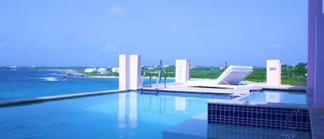 Paradise Wrapped in Blue in the Main Deck Pool!