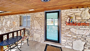 Front entrance welcomes you and your family.